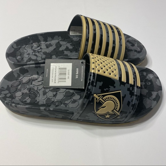 NWT US Army Slides Sandals Military Flag Stars - Picture 3 of 5